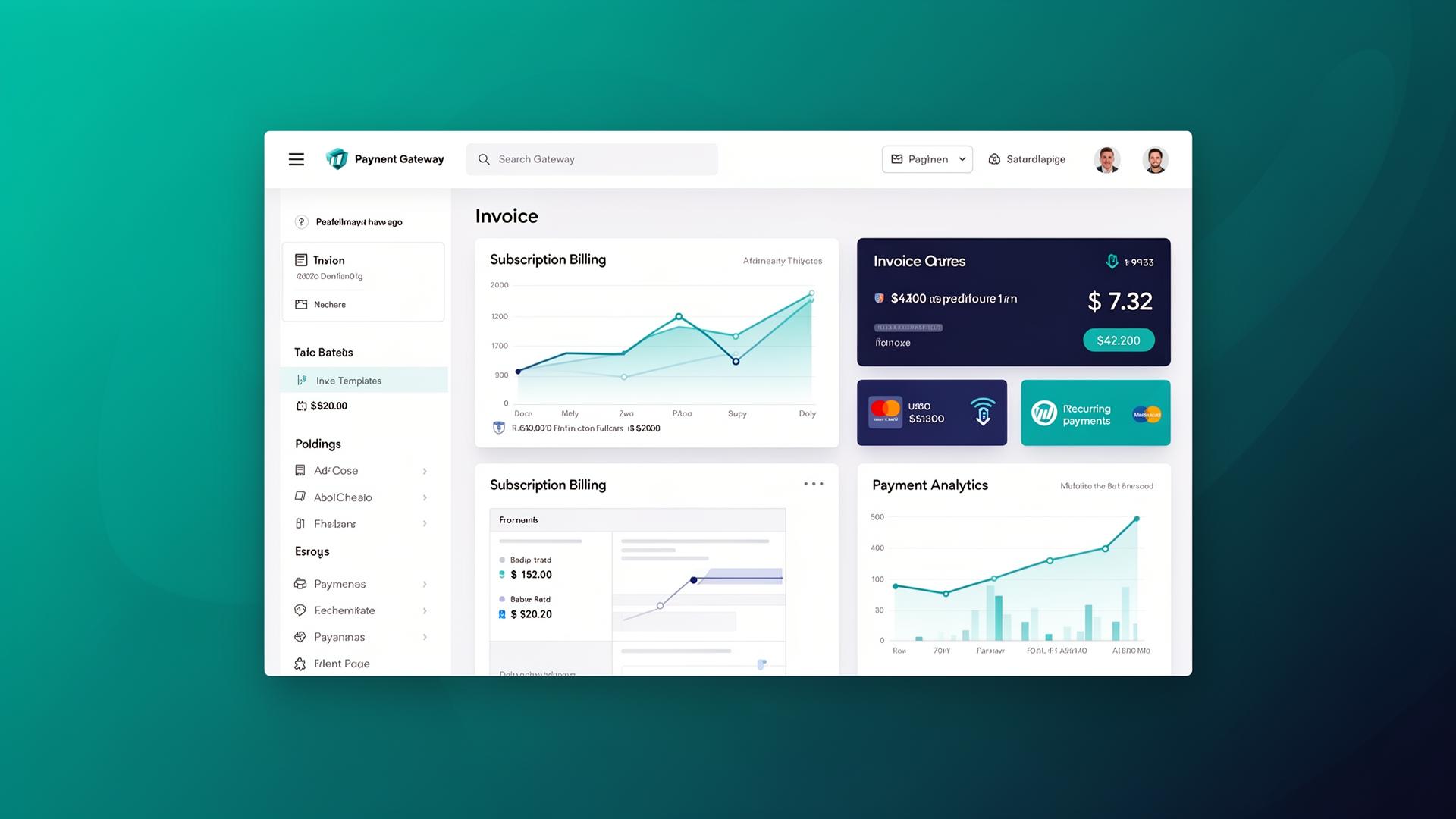 QorePay payment gateway dashboard